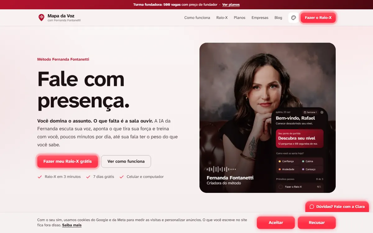 Site do Mapa da Voz